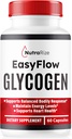 NutraRize Easy Flow Glycogen、EasyFlow Glycogenサポートカプセル、Easy Flow Glycoオプティマイザ、公式EasyFlow Glycoオプティマイザキャップ、簡単なフローデトックスクレンズ、簡単なフローグリコール(60カプセル)