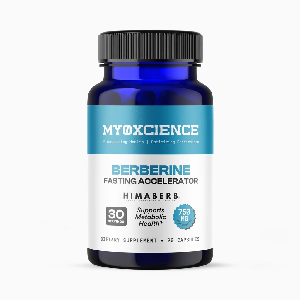 MYOXCIENCE Berberine Fasting Accelerator | ALA(アルファリポ酸)とBiotin(90カプセル)のHimaberb Berberine HCL