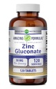 アメージングフォーミュラ亜鉛グルコネートサプリメント | 50 Mg / サービング | タブレット | 非GMO | グルテンフリー | 米国製 (120 カウント)