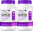 NutraRize(2パック)GlycoBoost - 公式Glyco Boost血漿サポートフォーミュラ、健康と安定したレベルのためのすべての天然カプセル、GlycoBoost血栓クリーナー、Glycoブーストオプティマイザ(120カプセル)