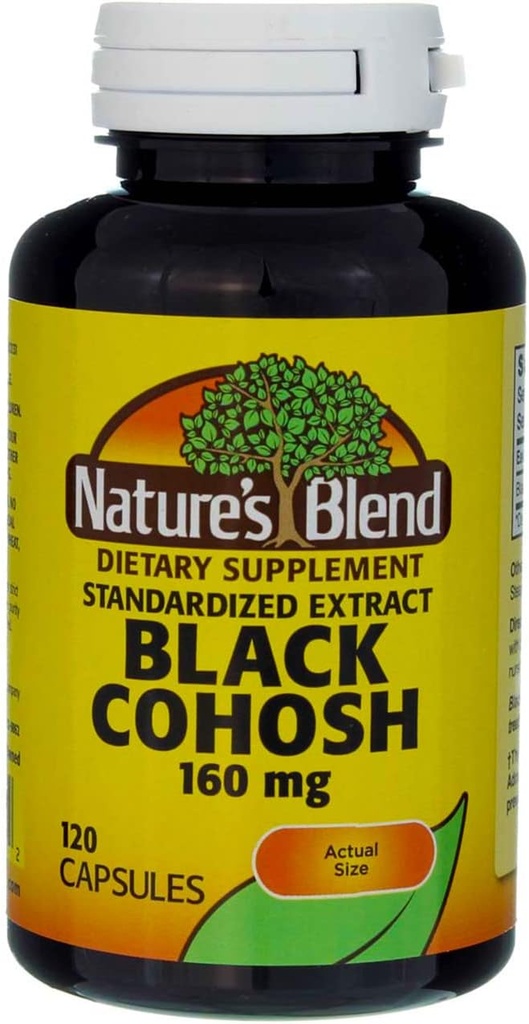 性質のブレンドの黒いCohosh CP 160MG 120、079854012132