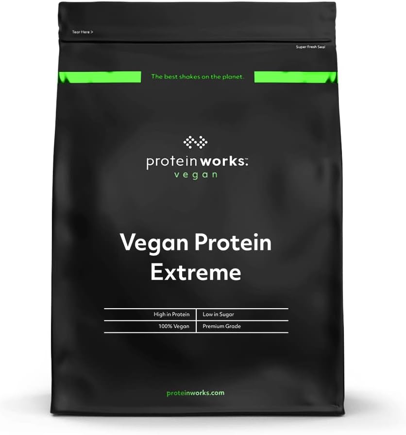 Protein Works - Vegan Protein Extreme | 29g Protein | Plant Based Shake| Multi-Source Protein Blend | Cookies 'n' Cream | 2.20 Pounds