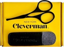 Clevermanの優れた顔の毛のはさみ–専門の鼻の毛のはさみ、曲げられた安全刃および眉毛、マスタッシュ、ひげ付き、耳の毛のトリミングのための円形の先端。 人のためのステンレス鋼の手入れをする用具