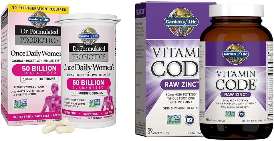 生命の庭及び亜鉛は30mg高い効力の未加工亜鉛およびビタミンCのMultimineralの補足、ビタミン コード/トレースの鉱物及び皮の健康及び免疫サポート、60のビーガン カプセルを補います