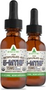 RawGuru L-Methylfolate 15 mg + ビタミンB12 - 有機ビーガンメチル化B12 トレースミネラル - ナノ加工&強化液体式 - 300 30mlあたりのビーガンドロップをサービング、パック2