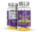 JEの自然なビオチンの毛皮および釘のビタミン、ビタミンC、毛を作るBiotinおよびコラーゲンの補足はすべての年齢、Biotin 20000mcgの最高の強さの60のカプセルのためにより速く、より長く成長します。