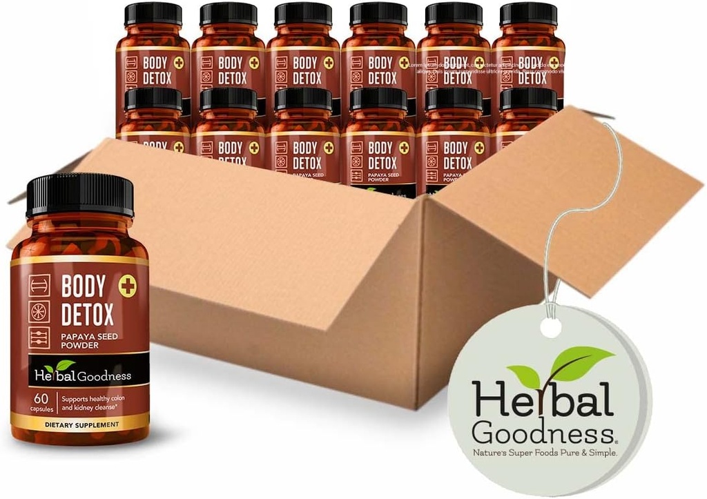 ボディデトックスカプセル60キャップ - 女性と男性のためのフルボディデトックスクレンジング - 完全なベリーリセットのためのコロンブルームとコロンクレンザー - サポートガット健康 - アメリカ製