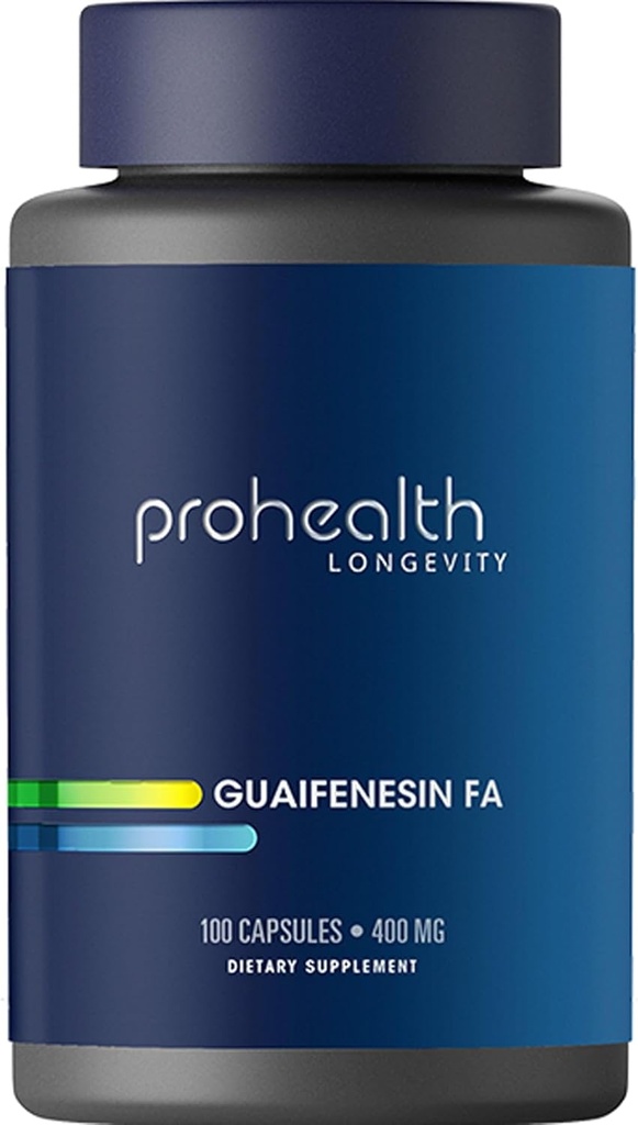 ProHealth Guaifenesin FA (100のカプセル、400のmg)