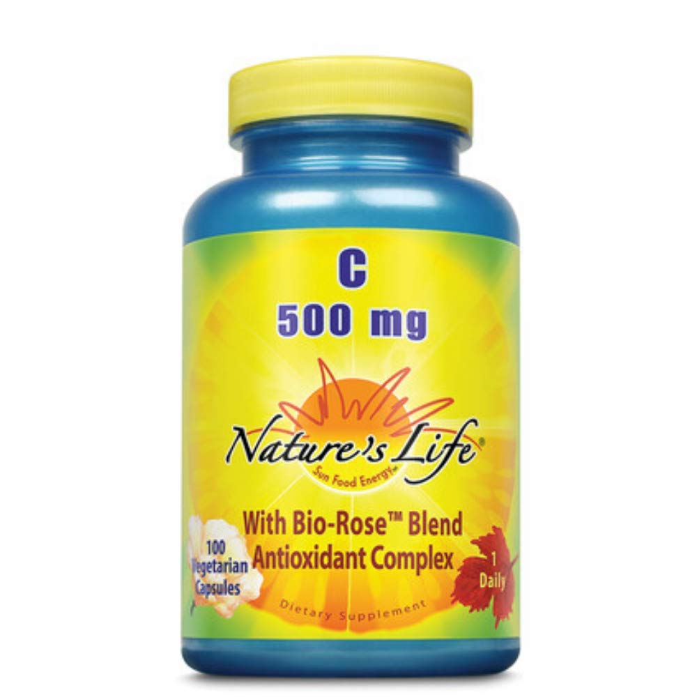 Nature's Life Vitamin C、500mgキャップ  100カラット