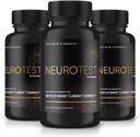 (3パック)NeuroTestカプセル - 男性のためのNeuroTestの食事療法の補足、NeuroTestの全体的なウェルネスおよびピーク性能、高度の方式の丸薬、Neuroのテストのレビュー(180カプセル)
