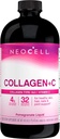 NeoCellのコラーゲンのペプチッド+ビタミンCの液体、サービングごとの4gコラーゲン、グルテンフリー、タイプ1及び3は健康な皮、毛、釘及び接合箇所サポート、Pomegranate、16 Ozを促進します