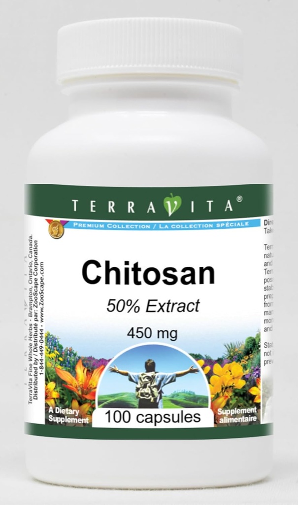 Chitosan 50% - 450 mg (100 カプセル, ZIN: 519711)