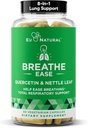 Breathe Inhaler Support Supplement – Sinus, Lungs, Open & Clear Airways – Seasonal Nasal Health, Bronchial Wellness, Healthy Chest – Quercetin, Vitamin D, Bromelain Pills – 60 Vegetarian Soft Capsules