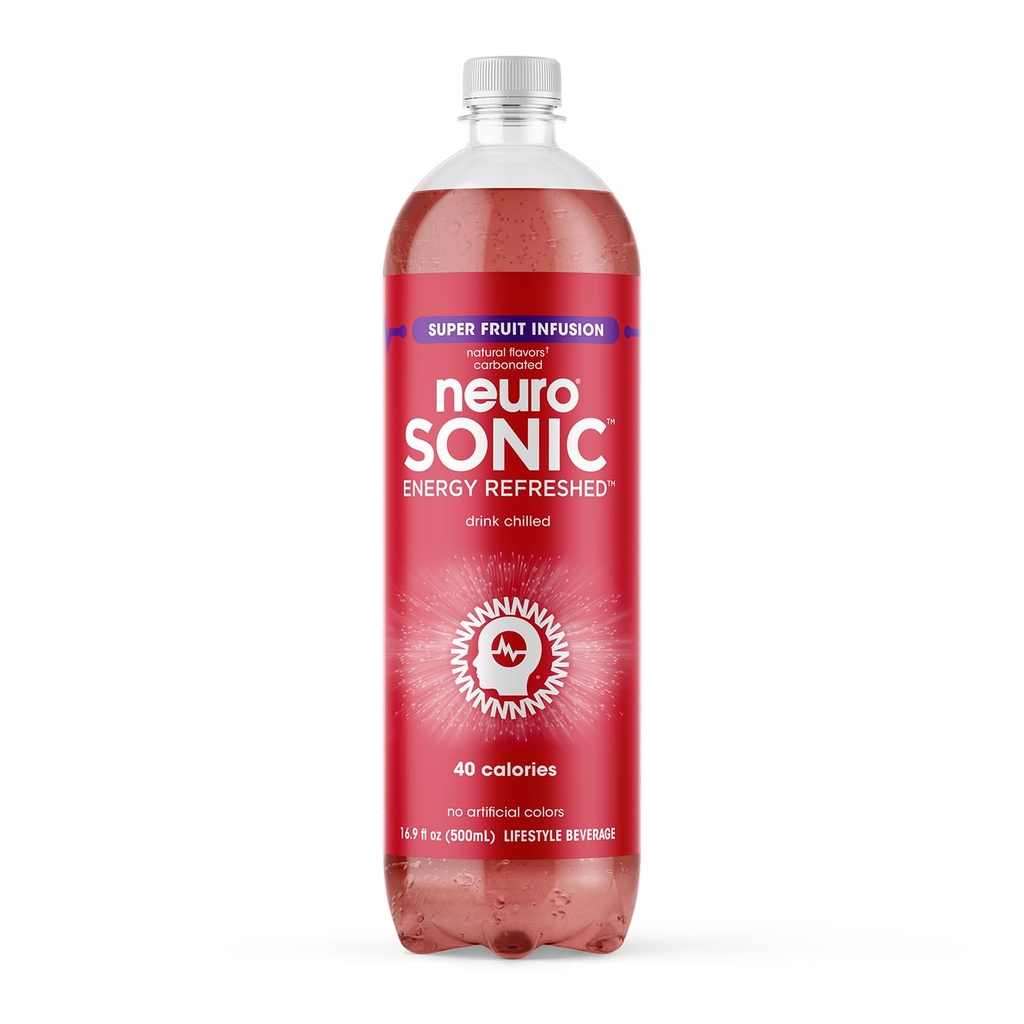 Neuro Sonic エネルギーは極度のフルーツの注入、16.9のflのozを新たにしました