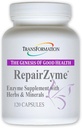GOOD HEALTHのRepairZymeの高周波消化の酵素のブレンドの自然な補足およびガット、消化及び全面的なウェルネス、120のカプセルのための必須の鉱物の調査