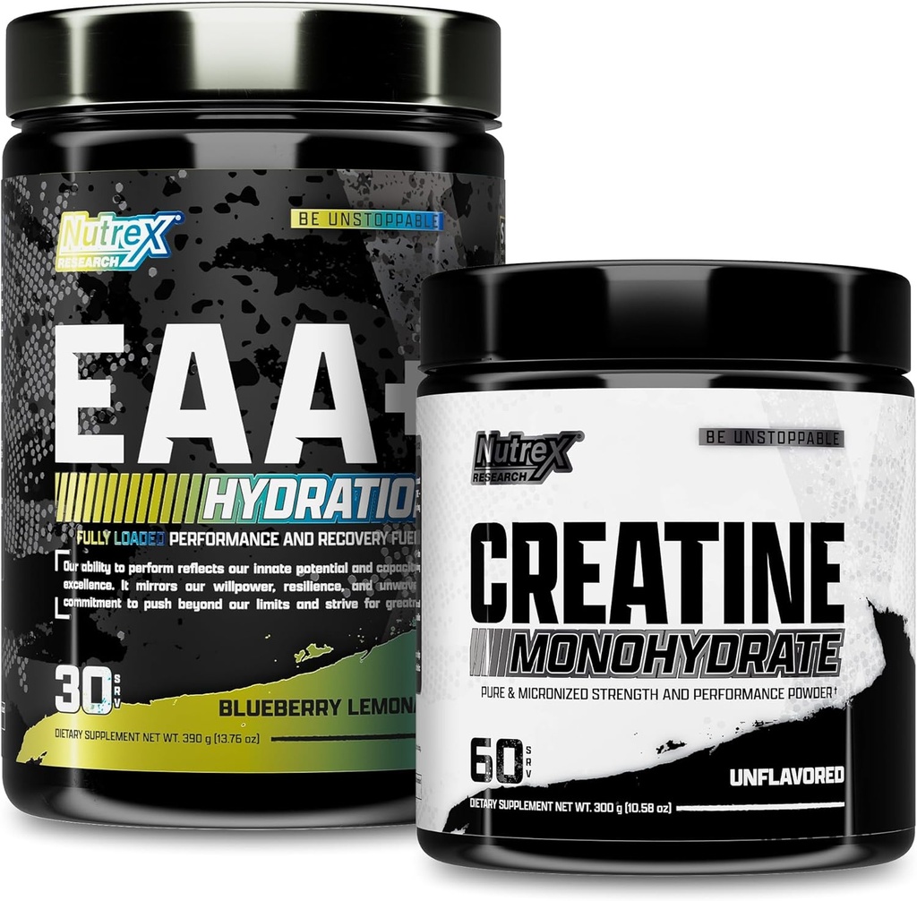 Nutrexの研究 EAAのHydrationのブルーベリーのLemonadeのアミノ及びクレアチンのモノハイドの粉