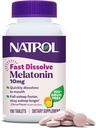 Natrolの速い分解のMelatonin 10のmgのMelatoninは残りの睡眠、大人のための睡眠サポート、100のCitrus風味のタブレット、100日の供給まで補います