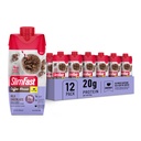 SlimFastの蛋白質の揺れ、新しいミルクのチョコレート- 20g蛋白質、飲み物への食事の取り替えの揺れの準備、低い炭水化物および低い砂糖、24のビタミンおよび鉱物、11 Fl Oz (12のパック)