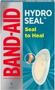 Band-Aid Brand Hydro Seal Adhesive Bandages for Heel Blisters, Waterproof Blister Pad and Hydrocolloid Gel Bandage, Sterile and Long-Lasting, 6 ct