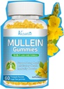 Lungs、Bromelain、Quercetin、マグネシウムが付いているMulleinの葉のエキスのための1つのMulleinのグミーの10 -健康な呼吸のためのLungのクレンジングを、60ct支えて下さい