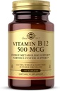 ソルガービタミンB12 500 mcg - 100錠 - 完全菜食主義者、グルテンフリー、乳製品無料、コーシャ - 100サービング