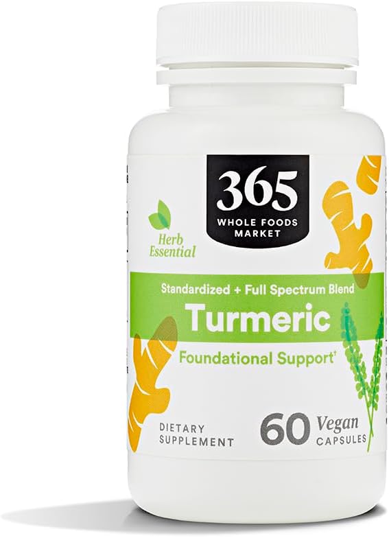 365 By Whole Foods Market, Turmeric, 60 Count