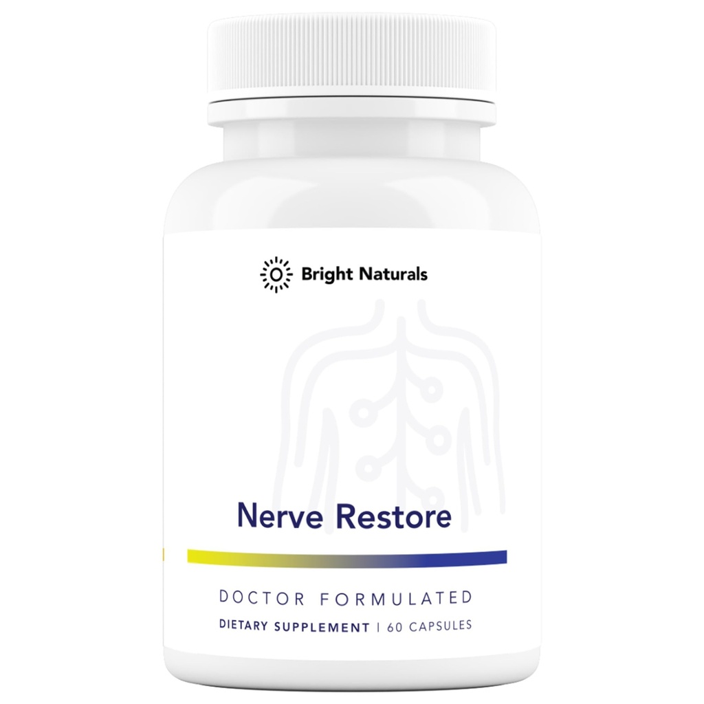 Nerve Restore - Nerve サポート サプリメント - Pea、White Willow、B-Vitamin Nerve サポート 上級Nerve Health Support Complex - 米国製、60カプセル