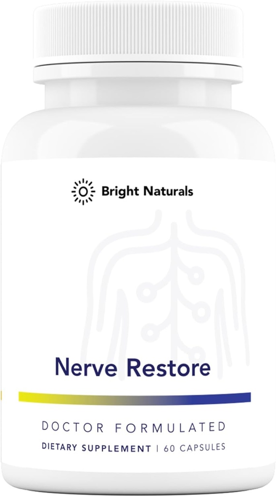 Nerve Restore - Nerve サポート サプリメント - Pea、White Willow、B-Vitamin Nerve サポート 上級Nerve Health Support Complex - 米国製、60カプセル