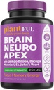 Nootropic Brain Supplement For Focus, Energy, Memory & Clarity Booster | Fast Absorption Brain Vitamins For Adults – Nootropics Pills With Ginkgo Biloba, St Johns Wort, Bacopa Monnieri