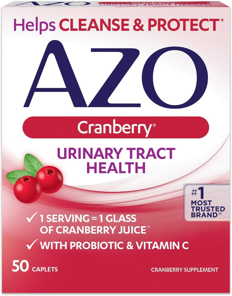 AZOクランベリーの尿路の健康の食事療法の補足の小冊子- 50 Ct.、6のパック