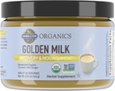 Garden of Life Organics Golden Milk Recovery & Nourishment Powder - 44mg Turmeric Curcumin (95% Curcuminoids), Ashwagandha - Organic Non-GMO Vegan & Gluten Free Herbal Supplements, 30 Servings