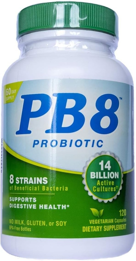 PB 8 8 Strainsのプロバイオティクス、120 CT