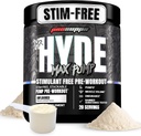 PROSUPPS Mr. Hyde Max Pump Pre Workout Powder - Stim-Free Preworkout Supports Blood Flow, Muscle Volume & Endurance - Caffeine-Free Nitric Oxide Gym & Fitness Supplements (Unflavored, 20 サービング)