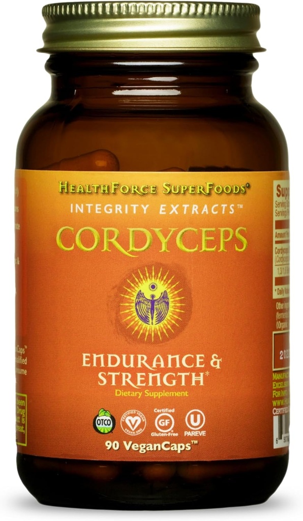 HealthForce SuperFoods Integrity Extract コーディセプ - カプセル - 90ビーガンカプセル