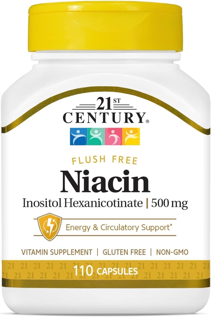 Niacin Flush Free 500 Milligrams 110 Capsules