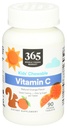 365 by 全食品市場, 子供の咀嚼可能なビタミンC, 天然オレンジ味, ビーガン, 90 カウント