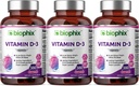 BiophixのビタミンD-3 10000 IU 380のSoftgels 3のパック - 余分バージンのオリーブ オイルの非GMOの大豆なしサポート強い骨の免疫の健康の高い潜在的能力