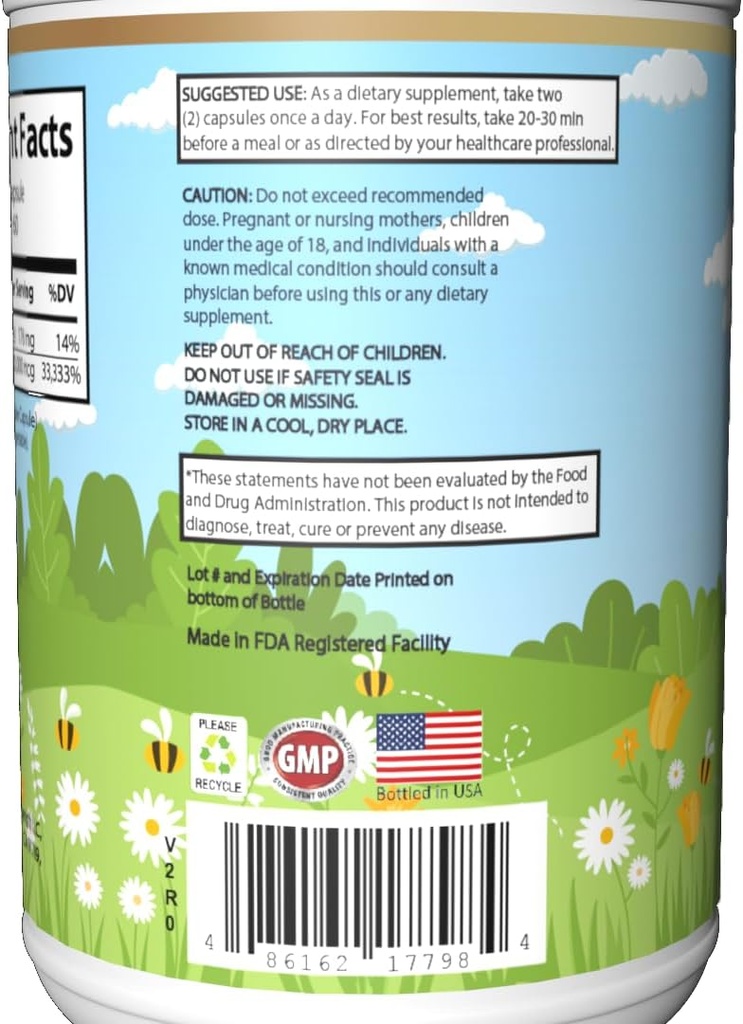 ビオチンカプセル - サービングあたりの10,000 mcg - 髪、皮膚、爪の栄養補助食品 - 60 Veggieカプセル - FDA登録施設で作られた - 米国でボトル入り