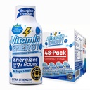 ビタミン エネルギー 免疫+ 余分強さ エネルギー ショット 青 ラズベリー 48 のパック、260mg 自然なカフェイン、B ビタミン、シチコリン、緑茶、免除及び焦点サポート、ゼロ砂糖、グルテンフリー 1.93 の fl oz