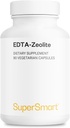 Supersmart - EDTA Zeolite 98% (Advanced Formula) - with Milk Thistle & Parsley - High Potency Supplement | Made in USA | Non-GMO & Gluten Free - 90 Vegetarian Capsules