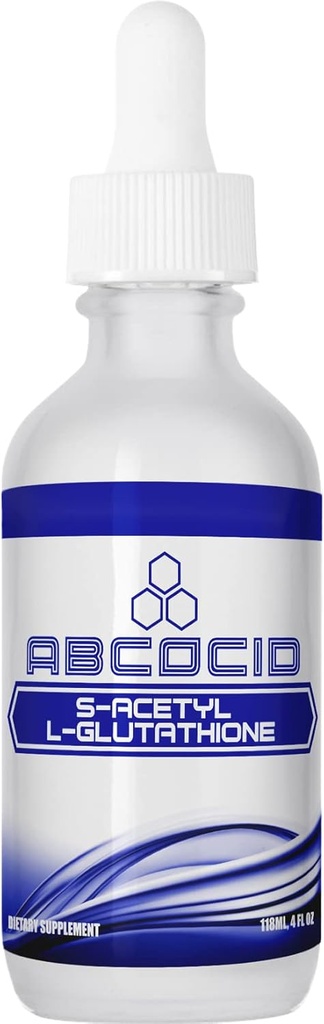 S-アセチルL-グルタチオン95mg、4 Oz液体、240サービング、米国製、クイック吸収、品質強力な成分、非GMO、GMP認証、Cruelty-Free製品