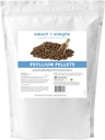 Smart & Simple Psyllium Pellets for Horses | Psyllium Husk Fiber Supplement for Equine Digestive Wellness Support | Apple-Banana Flavored | 8 Monthly Purges | 17.5 lb Bag