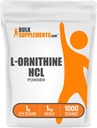 BulkSupplements.com L-Ornithine HClパウダー - Ornithineサプリメント、アミノ酸サプリメント - Gluten無料、1g /サービング、1kg(2.2ポンド)(1パック)