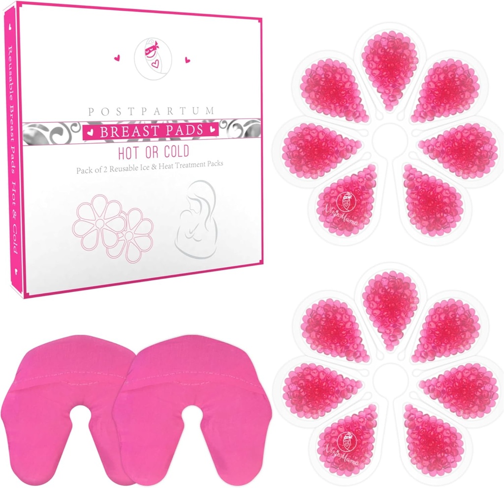 Ninja ママ Breastfeeding Ice and Heat Therapy Pack for Nursing and Pumping Moms. この額からの料金 GBP3. 2つの極度の柔らかい洗濯できる袖が付いている2のパック。 授乳用品。 乳母乳児の餌付けのママスのための乳房炎からの救済