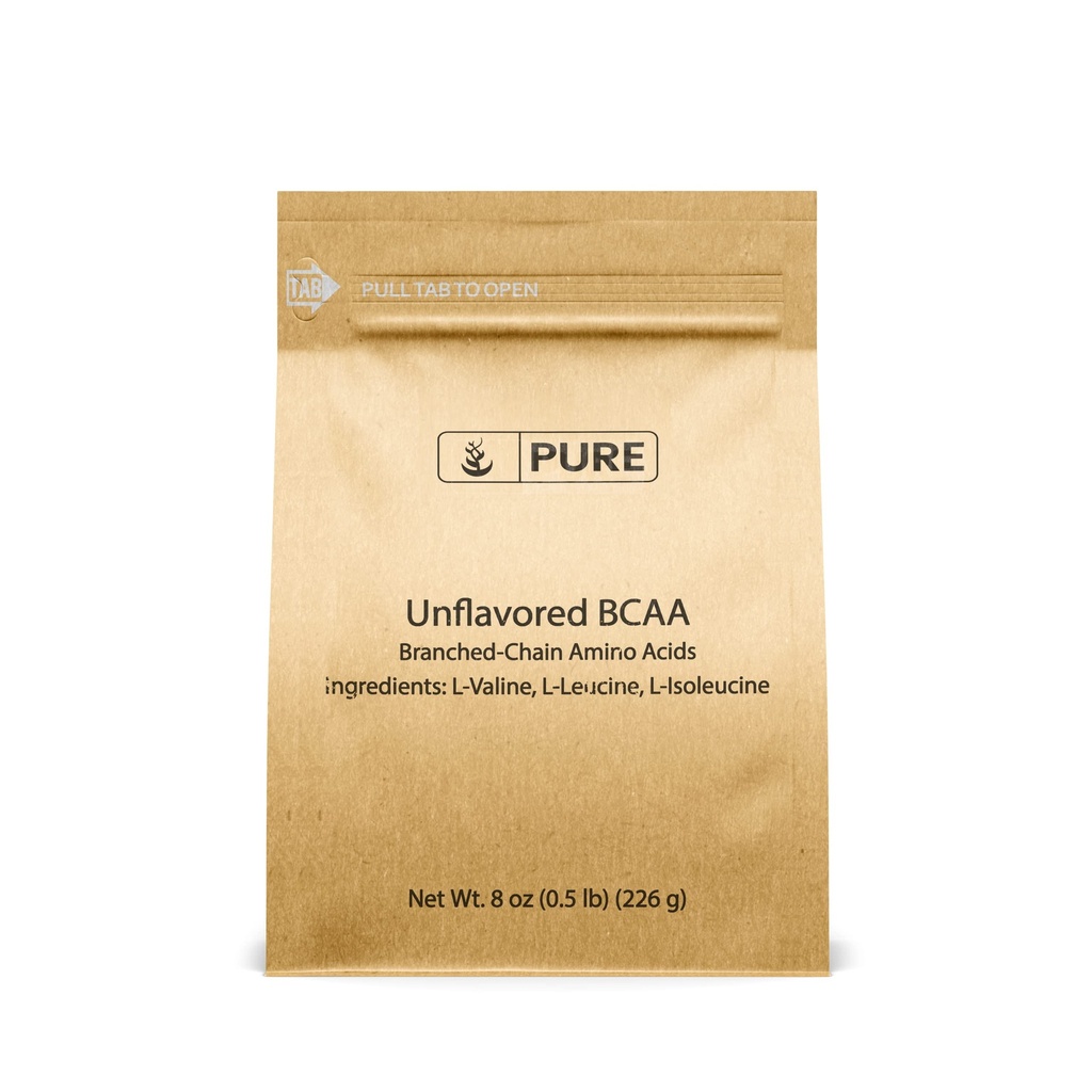 純粋で元の原料は即刻されたBCAA (8oz)の粉、分岐させたチェーン エッセンシャル アミノ酸、補足を不燃させました