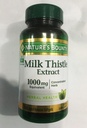 Nature's Bounty Milk Thistle 1000mg、Herbal Health Supplement、毎日のサプリメント、グルテンフリー、迅速なリリースSoftgels、50 Ct
