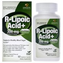 Genceutic Naturals R-Lipoic 酸の栄養補助食品 | ベジタリアン | 完全菜食主義者の | グルテンフリー | 非GMO | 300mg (60カプセル) | 単価