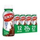 バランスの取れた栄養飲み物、豊富なチョコレート、8つのFLのOZ (12のパック)を飲むためにBOOSTの高い蛋白質の準備