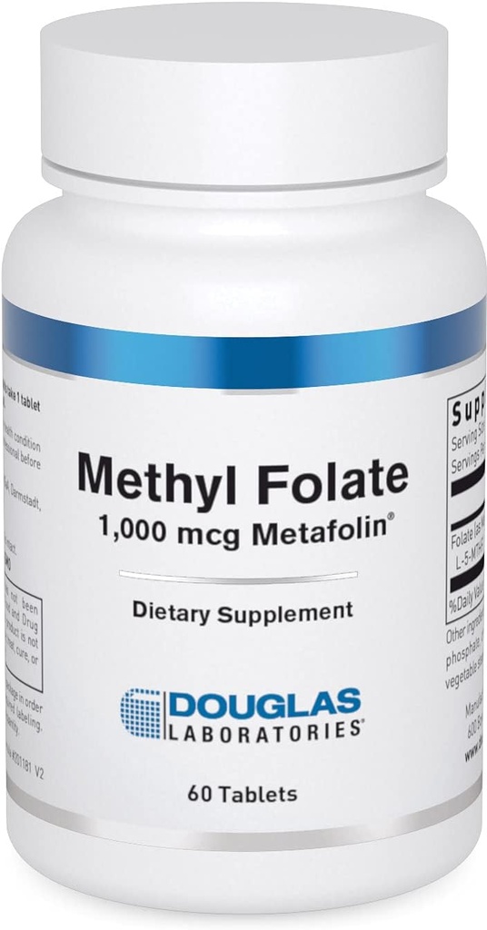 Douglasの実験室のメチルはL-5-MTHF - 1,000のmcgのMetafolin -ビタミンB Folate - HomocysteineのMetabolism及び胎児の開発を支えます* -非GMO - 60のタブレット