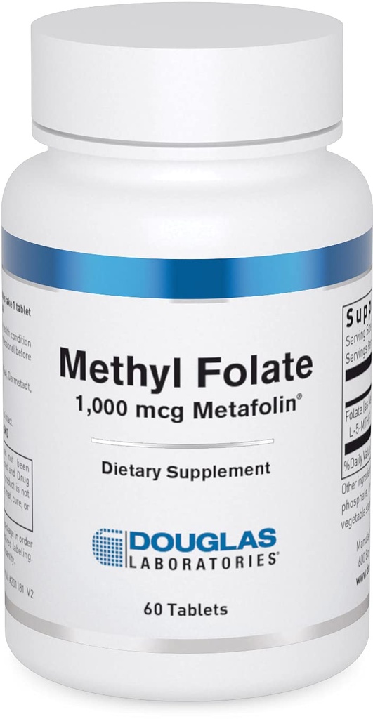 Douglasの実験室のメチルはL-5-MTHF - 1,000のmcgのMetafolin -ビタミンB Folate - HomocysteineのMetabolism及び胎児の開発を支えます* -非GMO - 60のタブレット